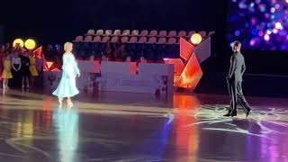【エフゲニーモシェニン & ダナスピツィーナ 引退デモ スローフォックストロット動画】LAST DANCE Evgeny Moshenin & Dana Spitsyna