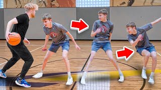 His Ankle Almost SNAPPED... 5v5 Basketball at LA Fitness!