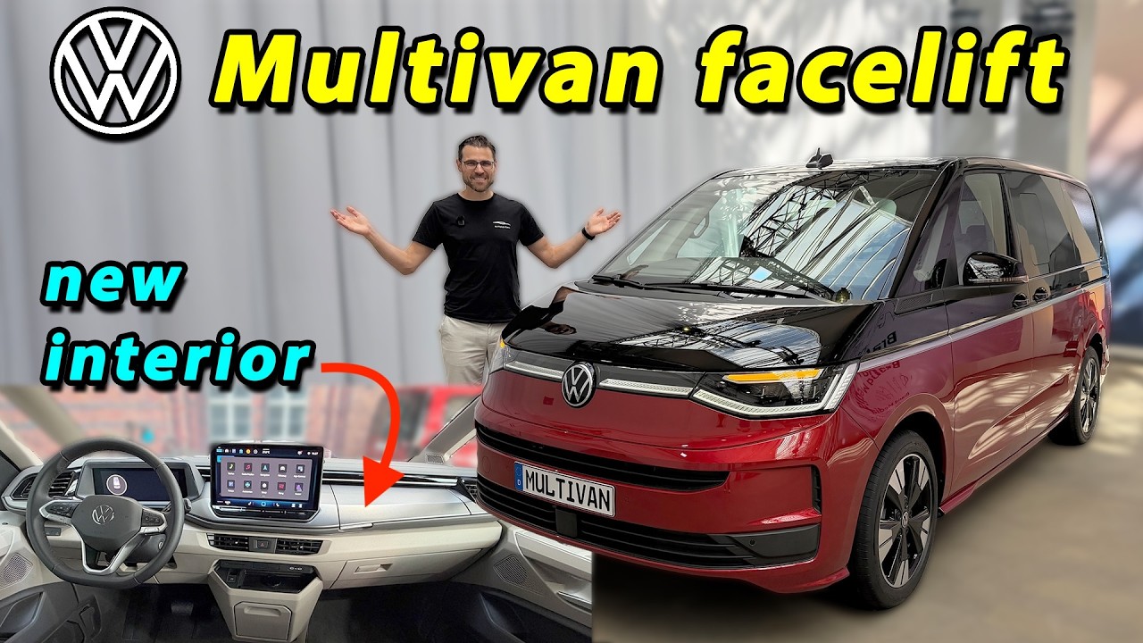 New VW Multivan facelift REVEAL (2027 Microbus PHEV TSI TDI)