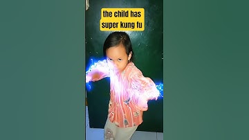 the child has super kung fu #ai  #kungfu #short #shortvideo