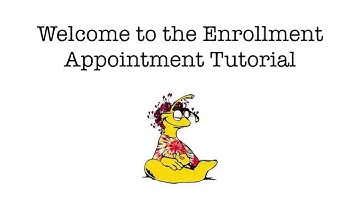 Enrollment Appointment Tutorial 2017