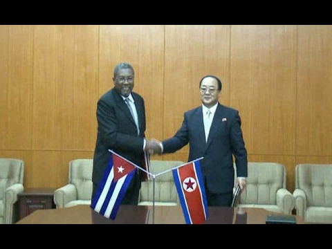 DPRK-Cuba Inter-governmental Protocols Signed кндр фото