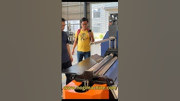 hogi Full servo four-roller plate rolling machine, high speed#plate #4rollermachine #cncplateroller