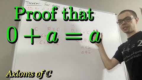 Proof that 0 + a = a (ILIEKMATHPHYSICS)