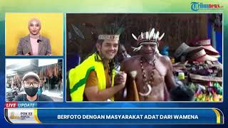 Pakai Koteka di Area Stadion Lukas Enembe, Pria Asal Wamena Tarik Perhatian hingga Diajak Berfoto
