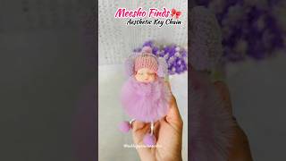 Aesthetic Sleeping Doll Key Chain😍🌸 #meesho #keychain #aestheti #cuteaccessories #shorts #shortsfeed