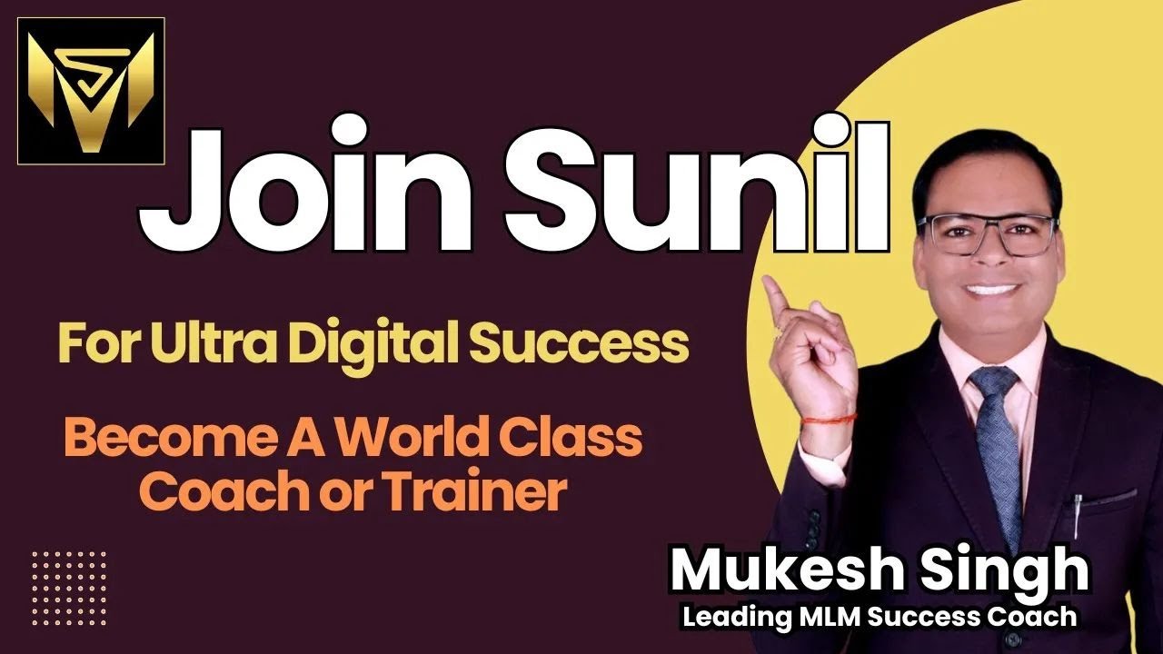 Testimonial For Guruji Sunil Chaudhary By Mukesh Singh Leading MLM Success Coach India