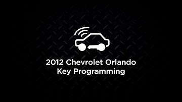 Key Programming on 2012 Chevrolet Orlando