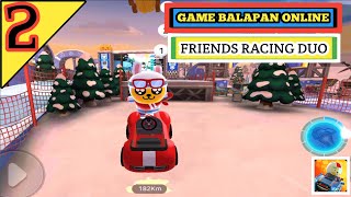 TERBARU 2021 GAME BALAPAN ANDROID ONLINE TERBAIK - GAME FRIENDS RACING DUO - GAMEPLAY WALKTROUGH #2 screenshot 5