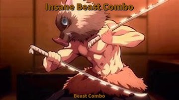 Beast Breathing Combo 3000+ Damage l Project Slayers l