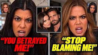 Kourtney Kardashian CONFRONTS Khloe Kardashian Over Scott Disick Dating Rumours..