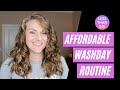 Affordable Wavy Washday Routine -- Less than $15!!!