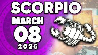 𝐒𝐜𝐨𝐫𝐩𝐢𝐨 ♏ YOU MIGHT NEED😐 TO SIT DOWN FOR THIS!🪑⚡ Horoscope for today MARCH 8 2026 🔮 #horoscope #new