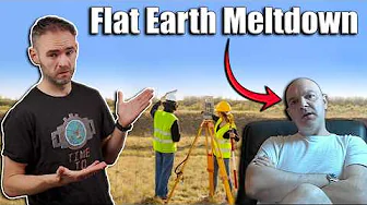Flat Earther tried to debunk me ... by throwing a tantrum