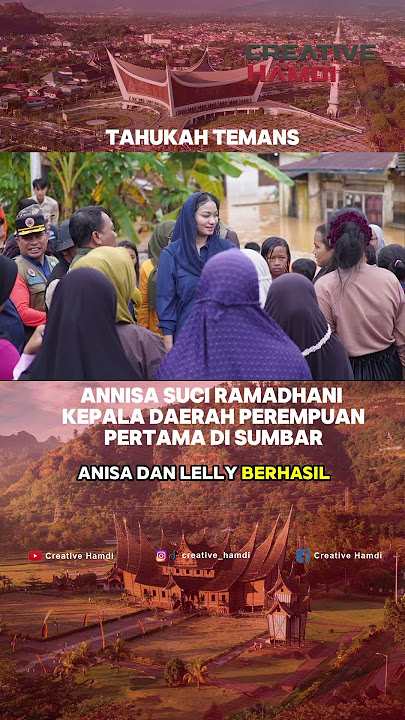 Annisa Suci Ramadhani Perempuan Pertama Yang Jadi Kepala Daerah di Sumbar #shorts