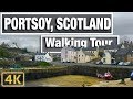 4K City Walks: Portsoy, Scotland Virtual Walking treadmill video and Tour for Treadmill walks