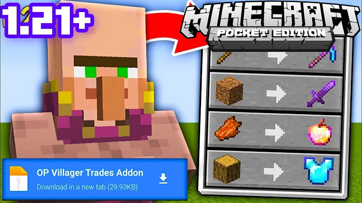 Minecraft But, Villagers Trades OP Items MCPE Download | 1.21+ | #minecraft | Android/IOS, Windows