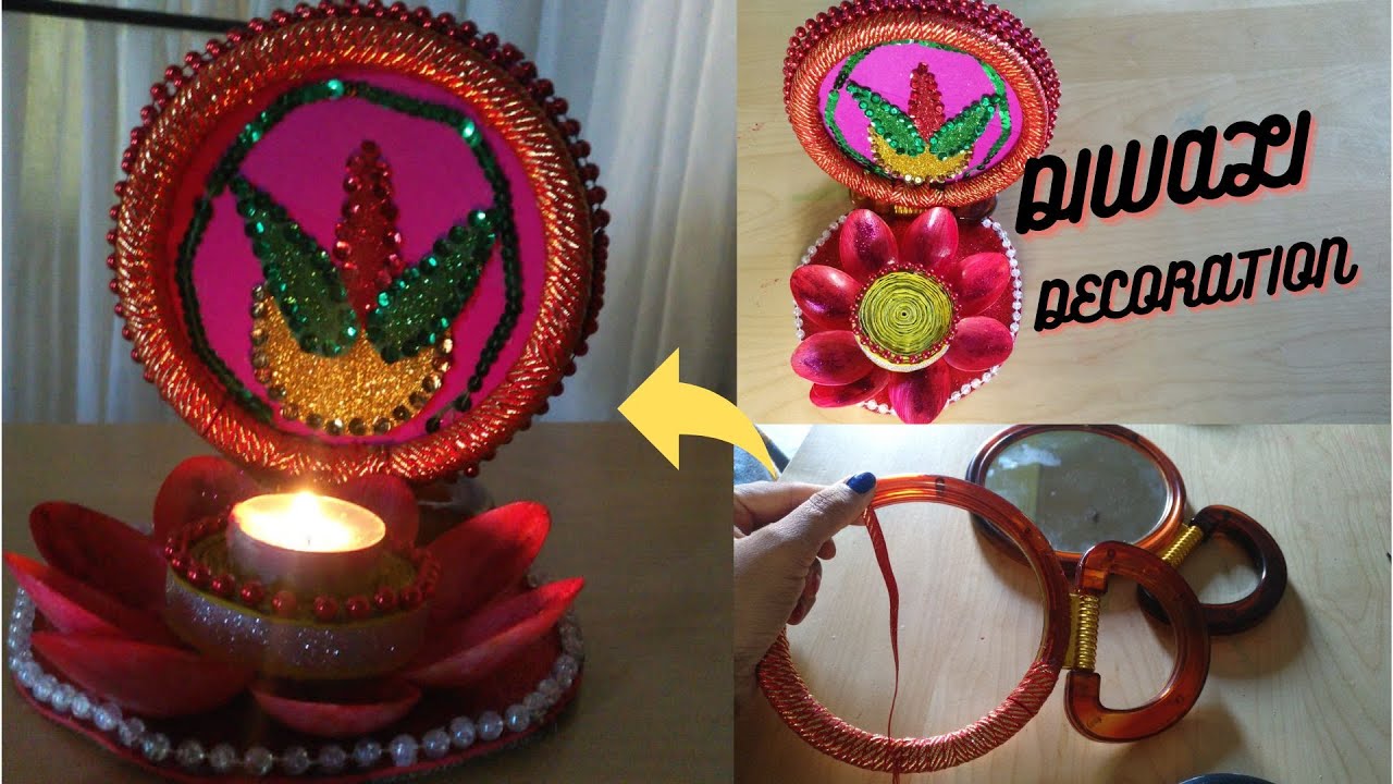 DIY Diwali Decoration Idea /// Waste Materials Craft Ideas YouTube