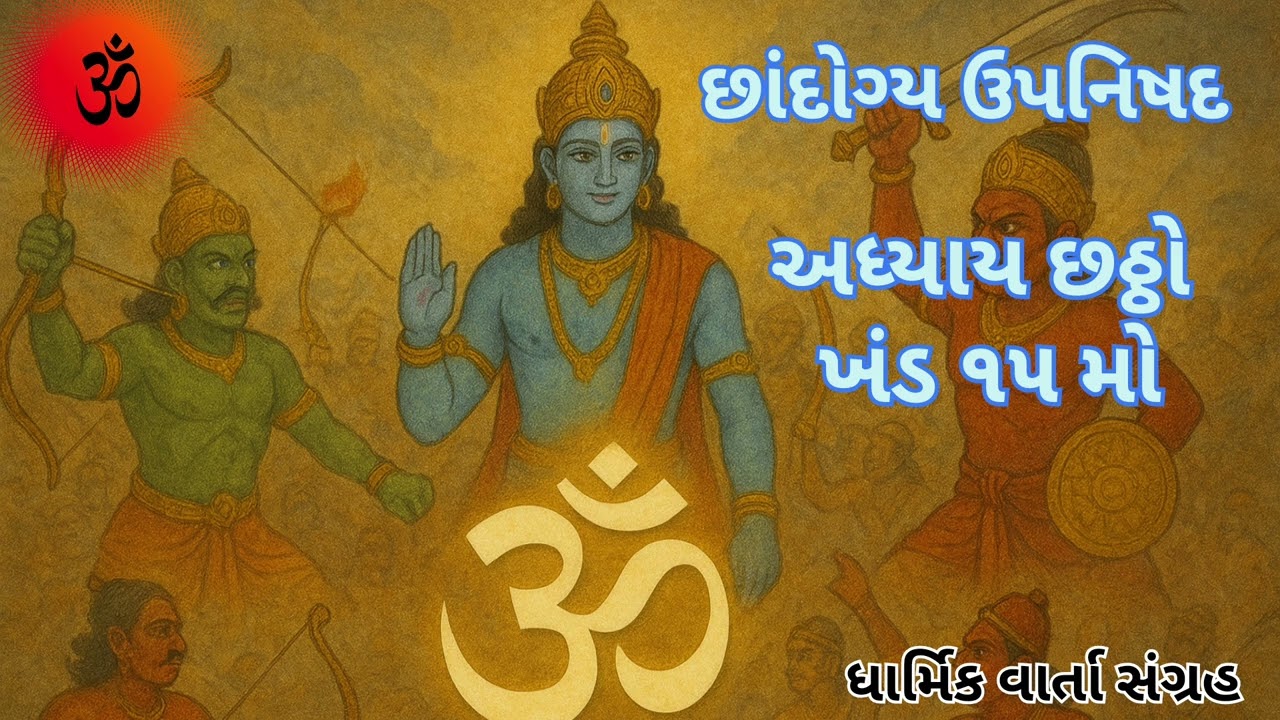 મૃત્યુનું વિજ્ઞાન અને અંતિમ વિલય: વાણીથી પરમાત્મા સુધીની સફર | છાંદોગ્ય ઉપનિષદ ૬.૧૫