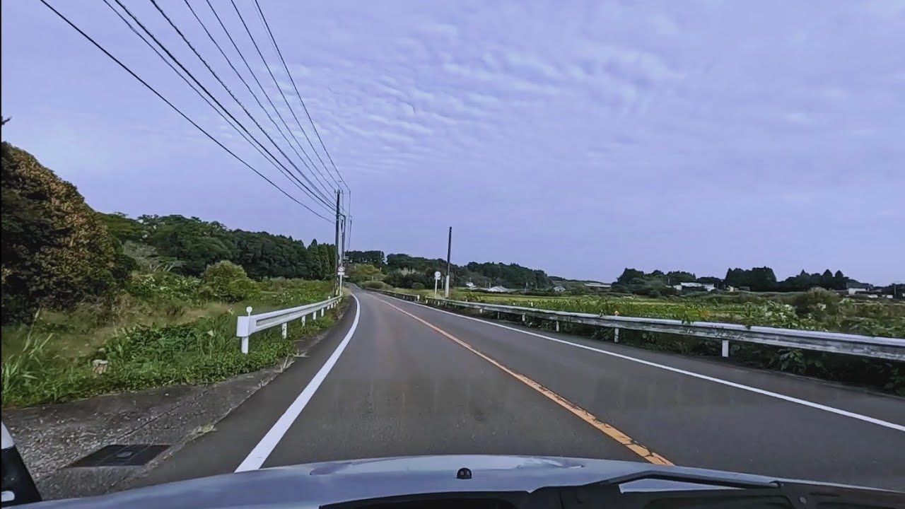 (107-2)【宮崎県道24号線 高鍋高岡線②】三納川→高鍋町菖蒲池 2025.11