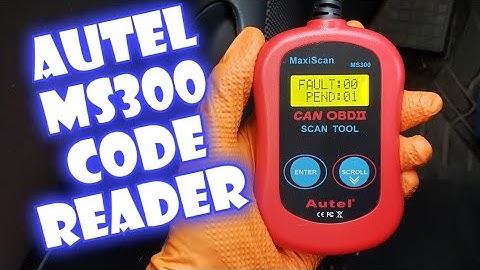 How To Use The Autel MS300 OBD2 Code Reader - Check Engine Light