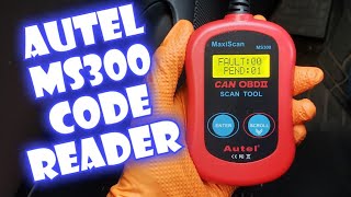 How To Use The Autel MS300 OBD2 Code Reader  Check Engine Light