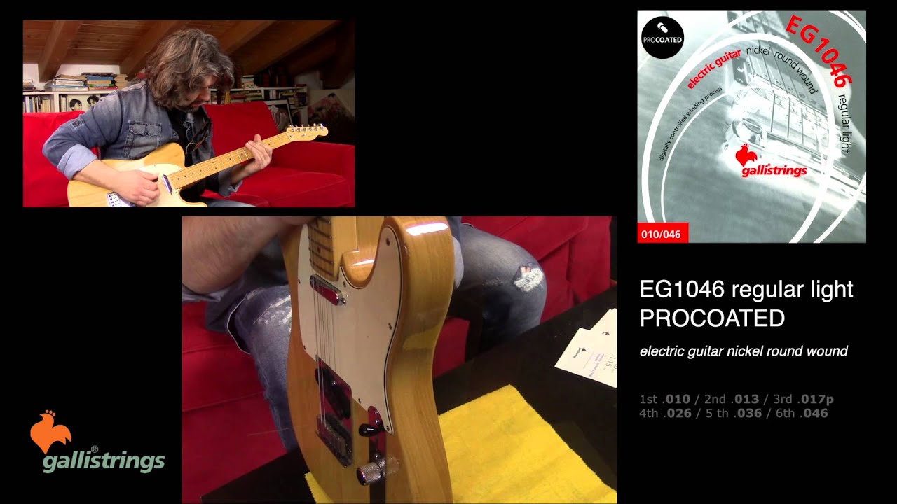 Nazzareno Zacconi plays Galli Strings EG1046 regular light Pro coated