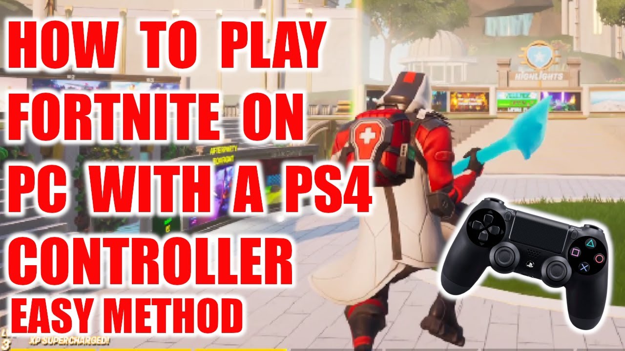 Stå på ski Indica hvile How to play fortnite on PC with a PS4 controller (Easy Method) - YouTube