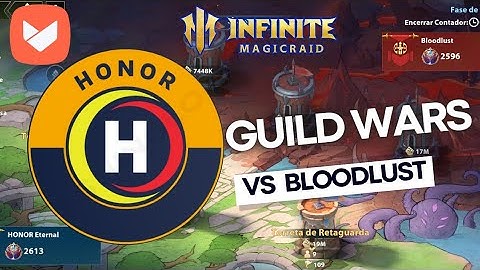 Infinite Magicraid GvG  ~ Bloodlust VS HONOR Eternal [Guerra de Guilds] - {Guild Wars}