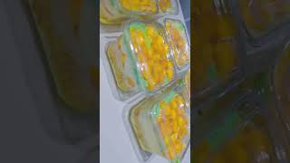 This jar cake is pure mango heaven#MangoBliss#JarCake#MangoDessert#CakeInJar#DessertLover#trending