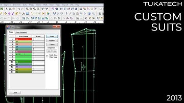 Custom Suits | CAD Pattern Making Tutorial | TUKAtip - TUKAdesign (2013)