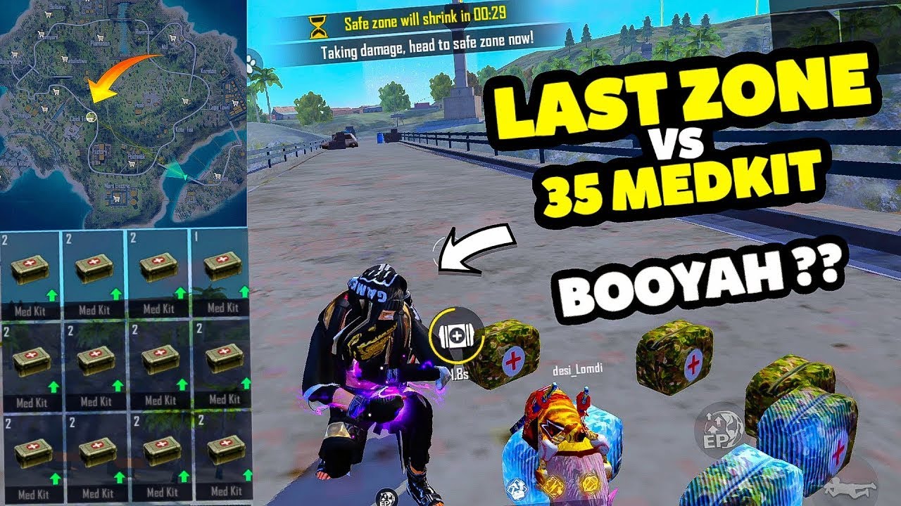 35+ MEDKIT HEAL BATTLE CHALLENGE IN LAST ZONE || @Desi Gamers [All Highlights Gaming]