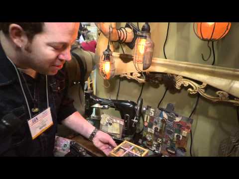 CHA 2011 - Tim Holtz Shows Amazing Laura Denison P...