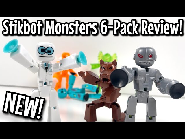 Stikbot Monsters - Werewolf & Cyborg Pack