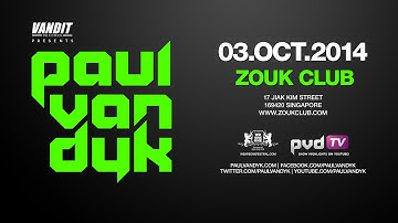 Paul van Dyk @ Zouk Singapore - 03 October 2014, Tour Trailer