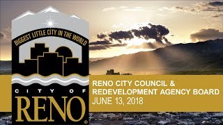 Reno City Council & Redevelopment Agency Board | June 13, 2018