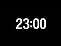 23 Minute Timer Black Screen | No Distraction Study Timer | Deep Focus &amp; Gym Countdown No Copyright