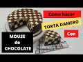 TORTA DAMERO con MOUSE de CHOCOLATE BLANCO 👌/RECETA PASO a PASO⭐⭐⭐⭐⭐