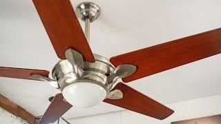 Brushed Nickel Casablanca Bel Air Ceiling Fan