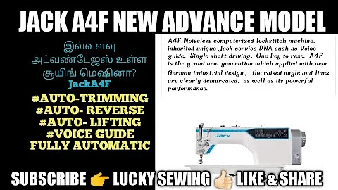 Jack A4F New & Advance Model  First demo in Madurai
