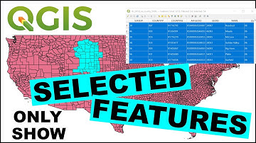 Show Only Selected Features in the QGIS Attribute Table