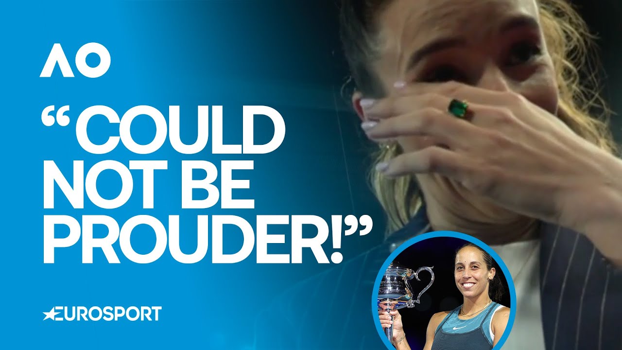 BEST FRIEND Laura Robson's EMOTIONAL reaction to Madison Keys beating Aryna Sabalenka ❤️🥹 