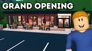 OPENING my PIZZERIA in BLOXBURG