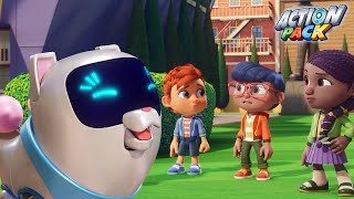 Can Wren Save Plunky from a Schoolmate in Time | Action Pack | Moonbug Kids - Cartoons & Toys