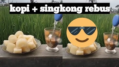 Video Sunda kopi singkong rebus suasana kampung 😀