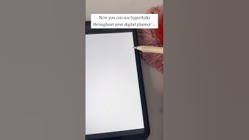 Navigate your digital planner using the hyperlinked icons and tabs 💡