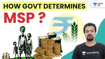 UPSC CSE 2020-21 | How govt determines MSP? by Rudra Gautam Sir