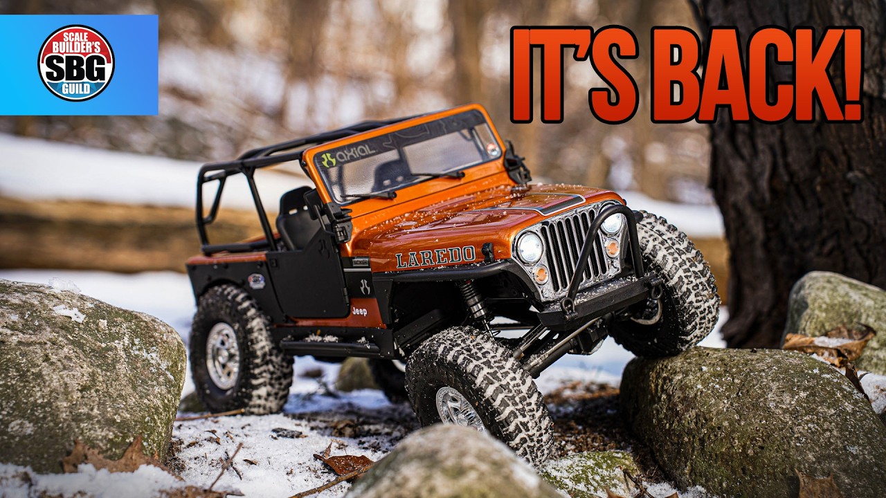 復活】アキシャル 1/10 ロッククローラー SCX10 III ジープ CJ-7がV2に