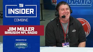 SiriusXM NFL Radio's Jim Miller from the NFL Combine | New York Giants