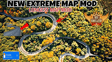 Map Mod Bussid 4.1.2 - New Extreme Road Map Mod For Bus Simulator Indonesia |Longest Map |Bussid
